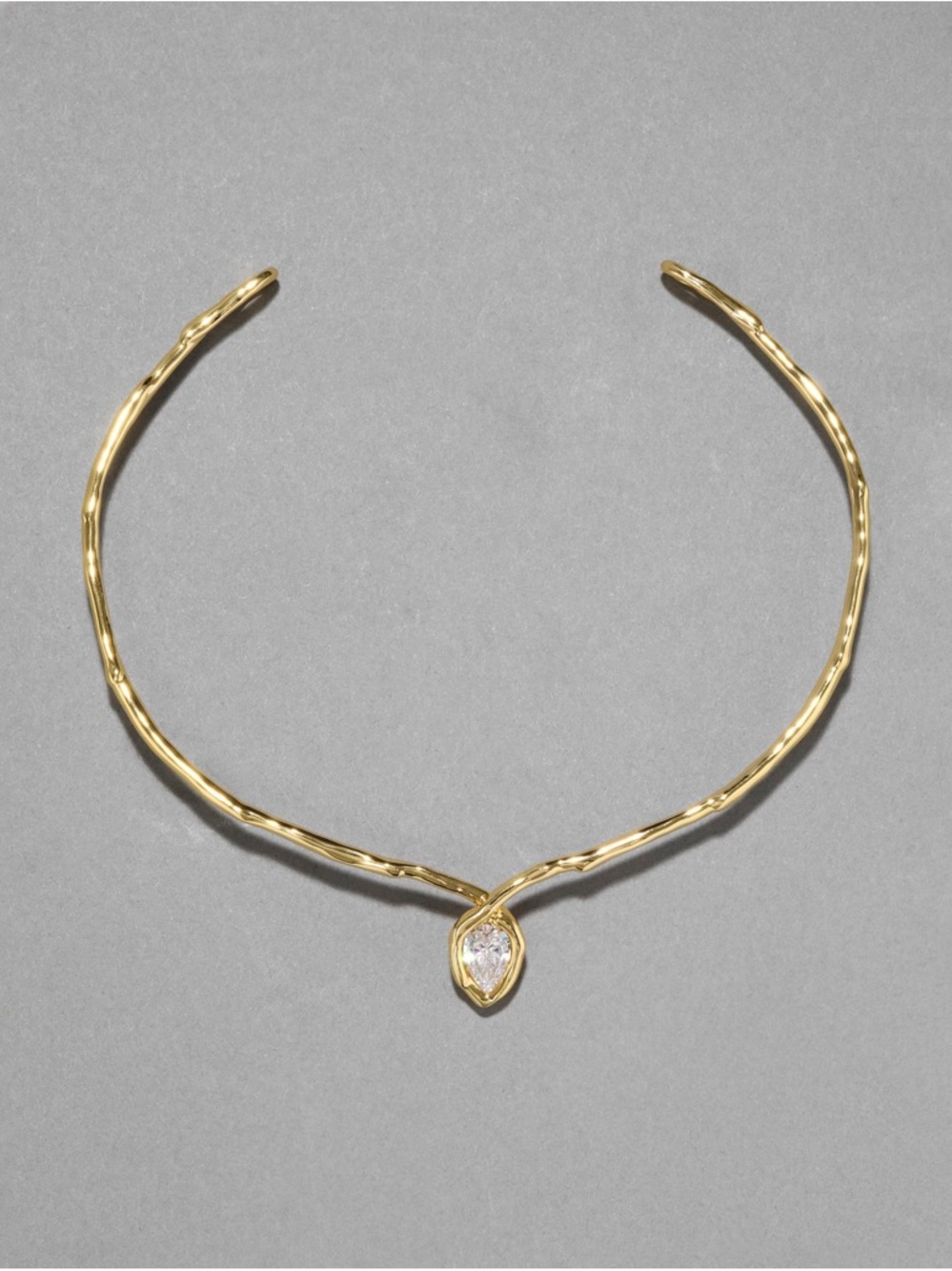 Alexis Bittar Asterales Gold Floating Collar Necklace (MSRP $275)